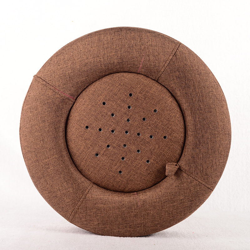 Moxibustion Stool Seat Cushion Ai Jiu Box for Home Warm Sitting Therapy Brown Linen - Image 4