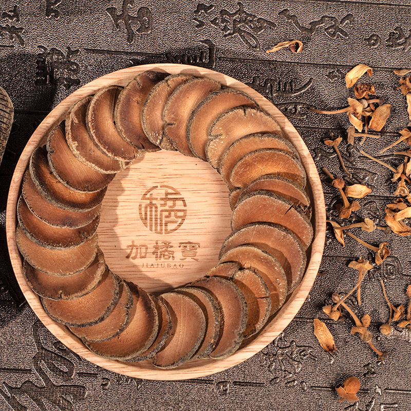 Huazhou Tangerine Peel Slices Ju Hong 100g Dried Citrus Peel Traditional Herbal Tea - Image 3