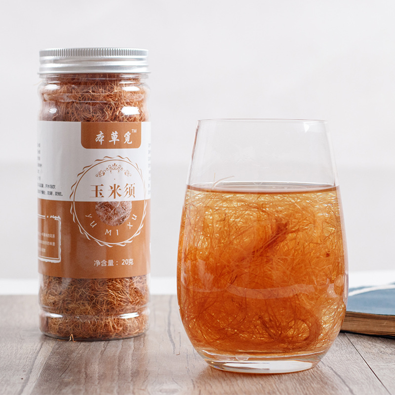 Corn Silk Tea (Zea mays) — Dried Yu Mi Xu Herbal Infusion, 20g Bottle - Image 2