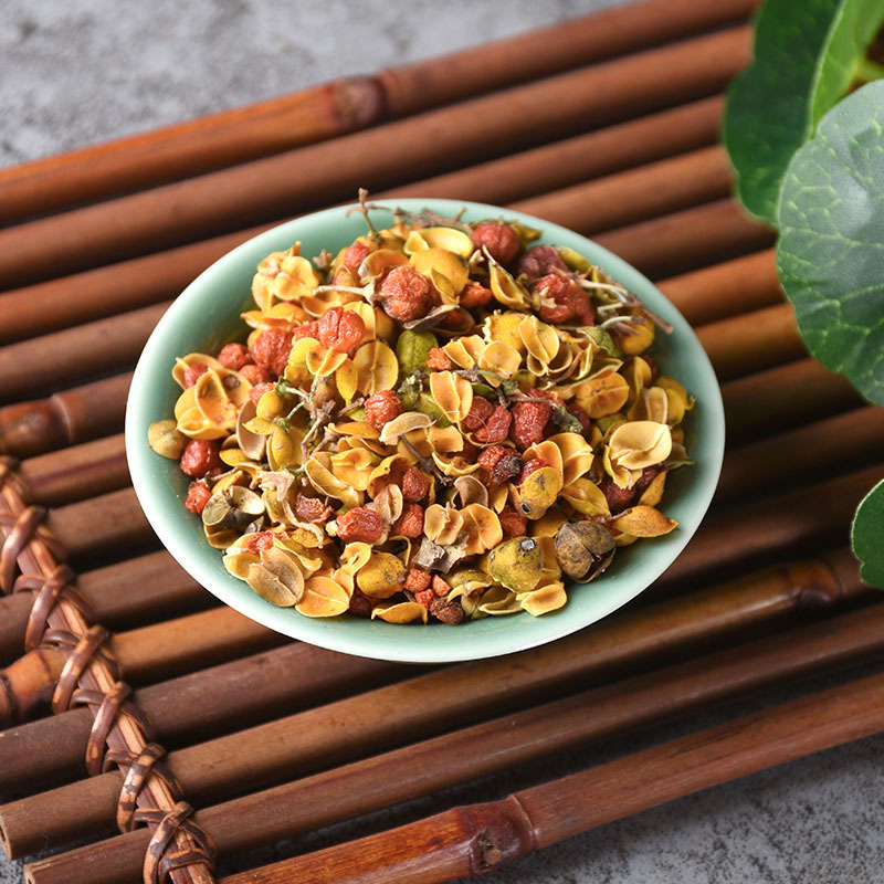He Huan Hua (Albizia julibrissin) — Dried Silk Tree Flower for Calming Herbal Tea - Image 2