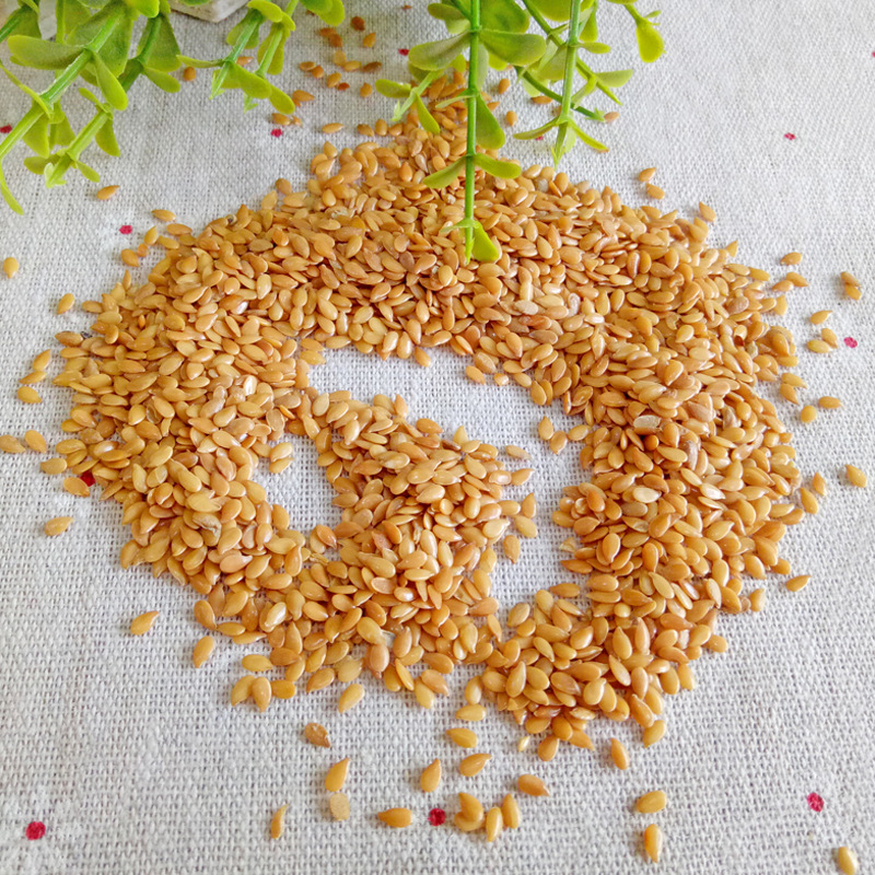 Golden Flaxseed Powder Hu Ma Zi Roasted Ready-to-Eat Culinary Seed Powder for Porridge Yogurt and Baking - Image 2