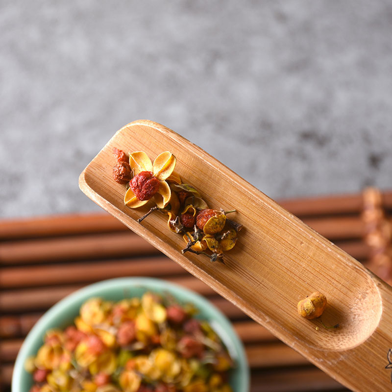He Huan Hua (Albizia julibrissin) — Dried Silk Tree Flower for Calming Herbal Tea - Image 3
