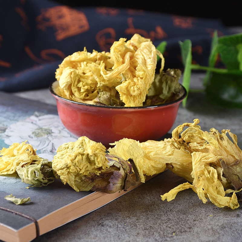 Huang Shu Kui Hua (Abelmoschus manihot) — Dried Sulfur-Free Food Herb Flowers, 500g - Image 3