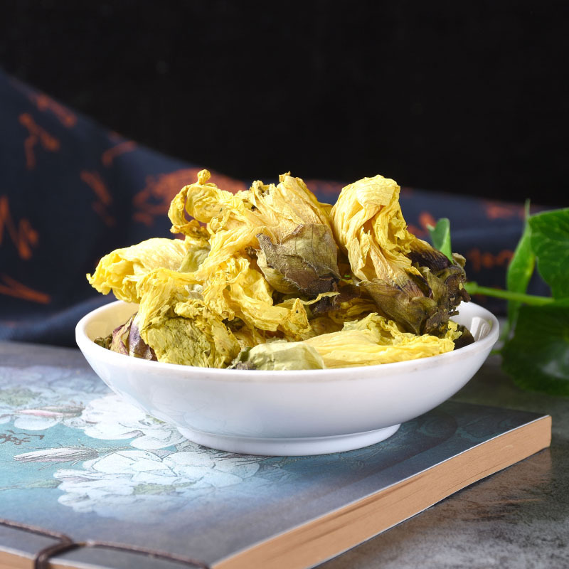Huang Shu Kui Hua (Abelmoschus manihot) — Dried Sulfur-Free Food Herb Flowers, 500g - Image 4