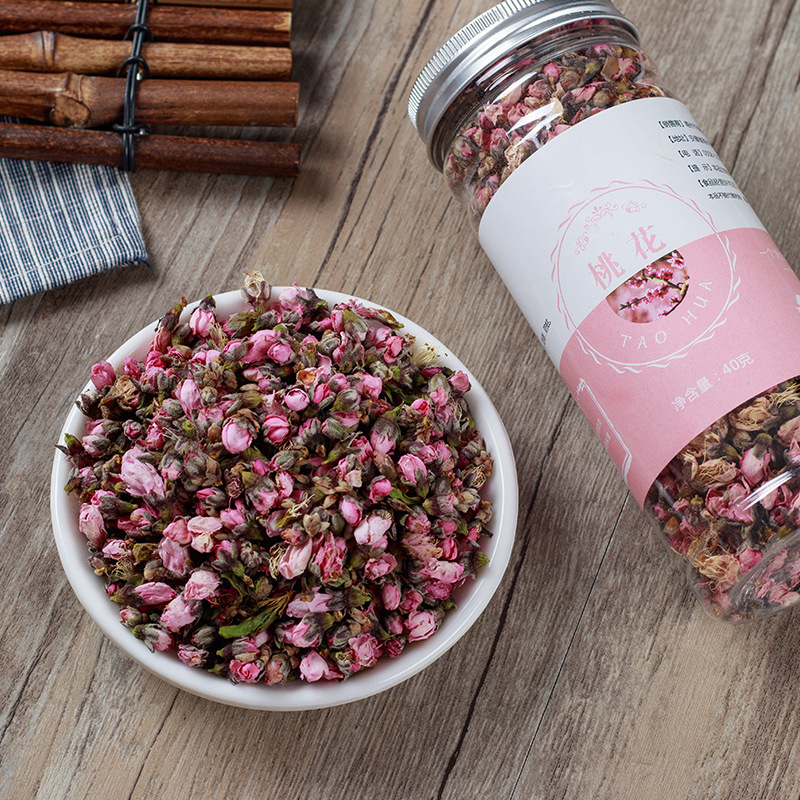 Peach Blossom Dried Flowers (Prunus persica) — Loose Food-Herb Tea & Botanical - Image 2