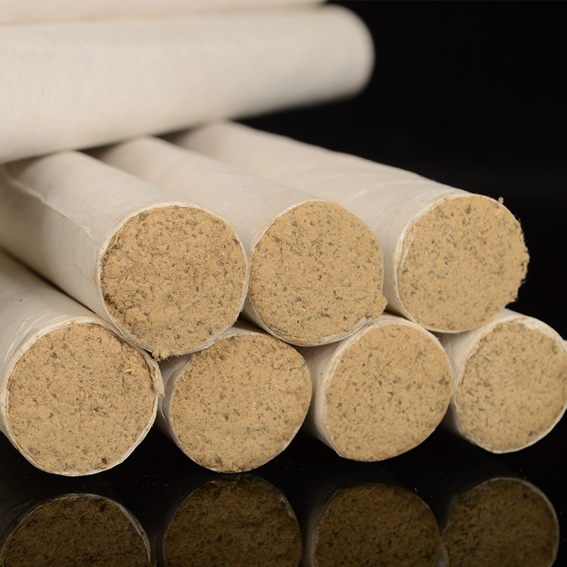 Moxa Sticks 10:1 Aged Ai Tiao Hand-Rolled Moxibustion Rolls for Home Warming Therapy 10 Sticks per Box - Image 3