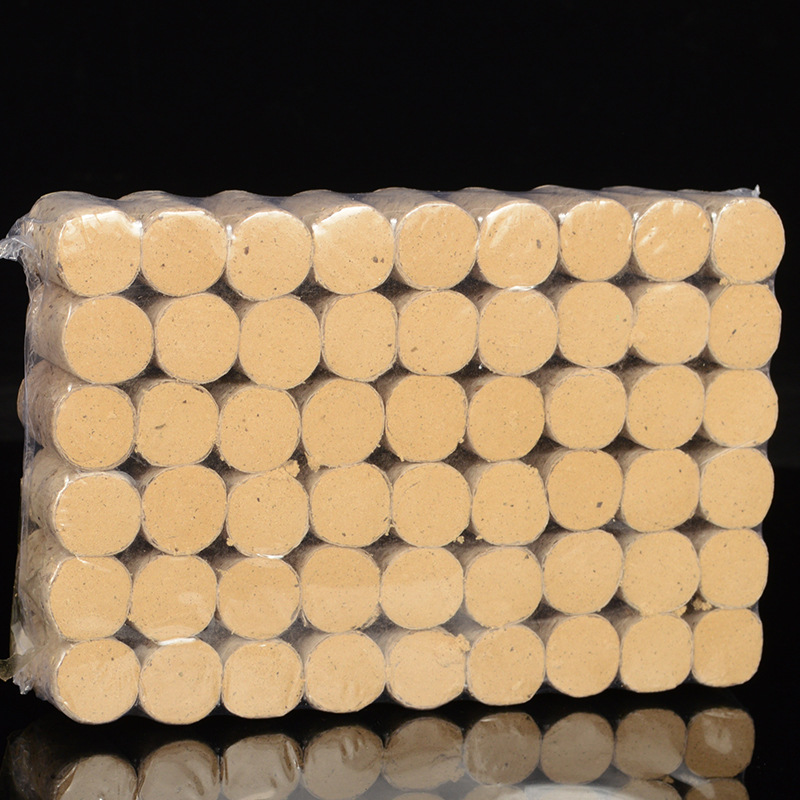 Moxa Cones Ai Zhu 54 Pcs Mulberry Paper Wrapped Golden Moxa Wool Handmade Moxibustion Cones for Warming Therapy - Image 2