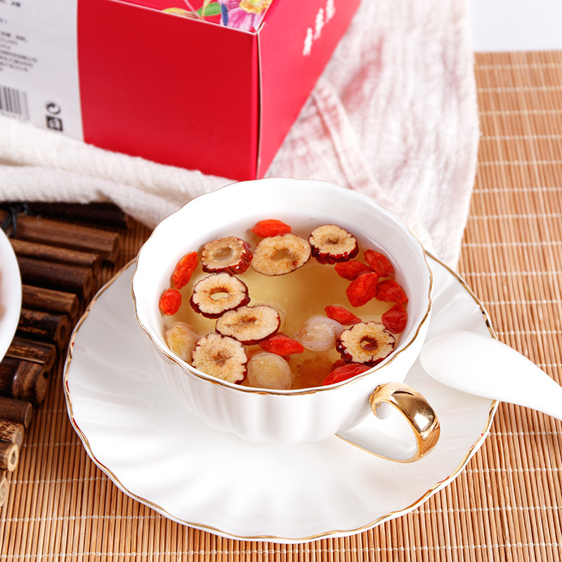 Longan, Red Date & Goji Berry Tea Bags (Gui Yuan Hong Zao Gou Qi Cha) — Nourishing Herbal Blend - Image 3