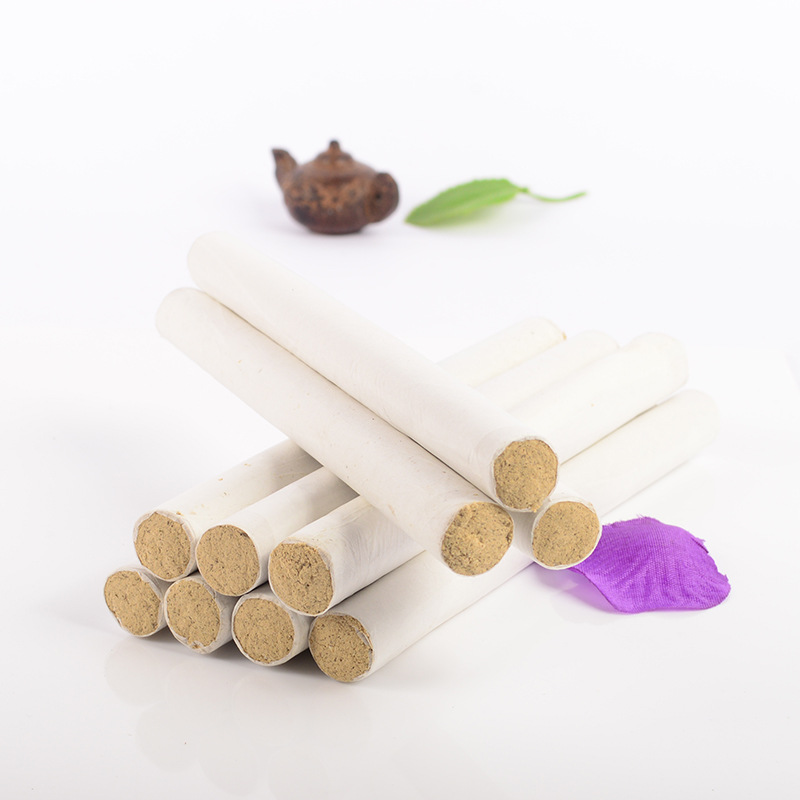 Five-Year Aged Moxa Sticks Ai Tiao 艾条 25:1 Moxa Wool Rolls for Traditional Moxibustion Warm Therapy 1.8cm x 20cm 10 Sticks - Image 4