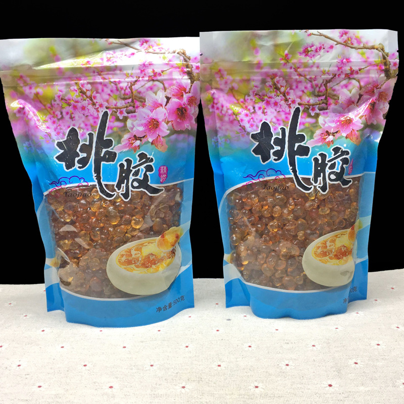 Edible Peach Gum Tao Jiao 桃胶 Natural Tree Resin for Soups and Desserts 500g Bulk Pack - Image 4