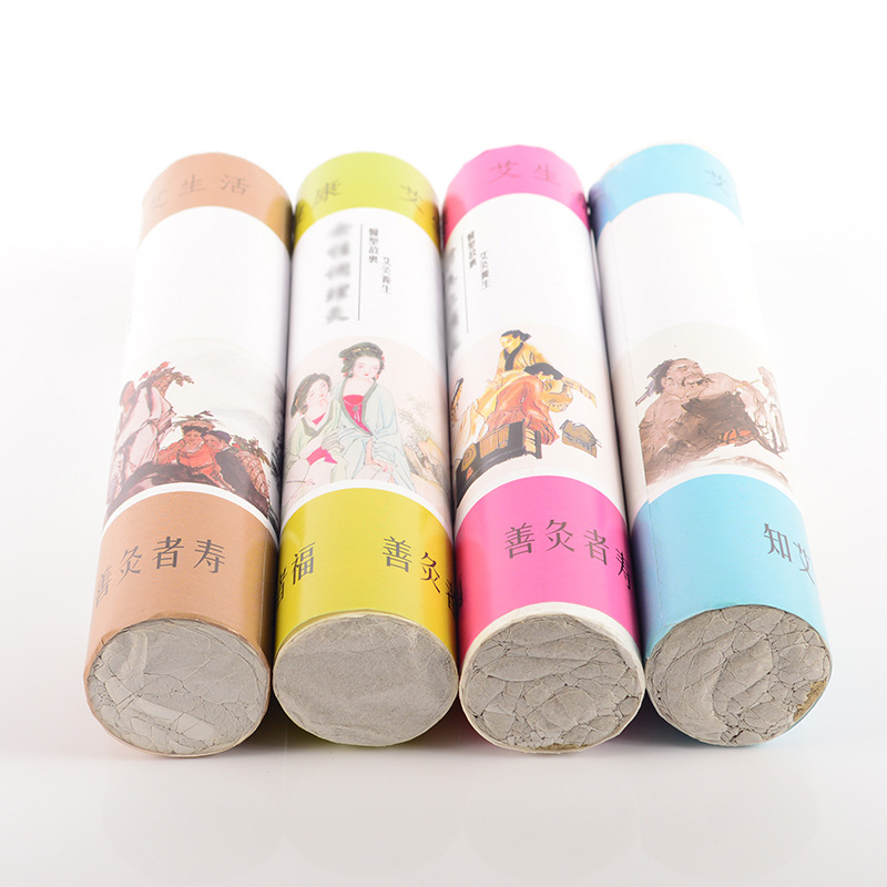 Moxa Sticks Ai Tiao 4cm Thick Aged Moxibustion Rolls for Warming Therapy 20cm Length - Image 3