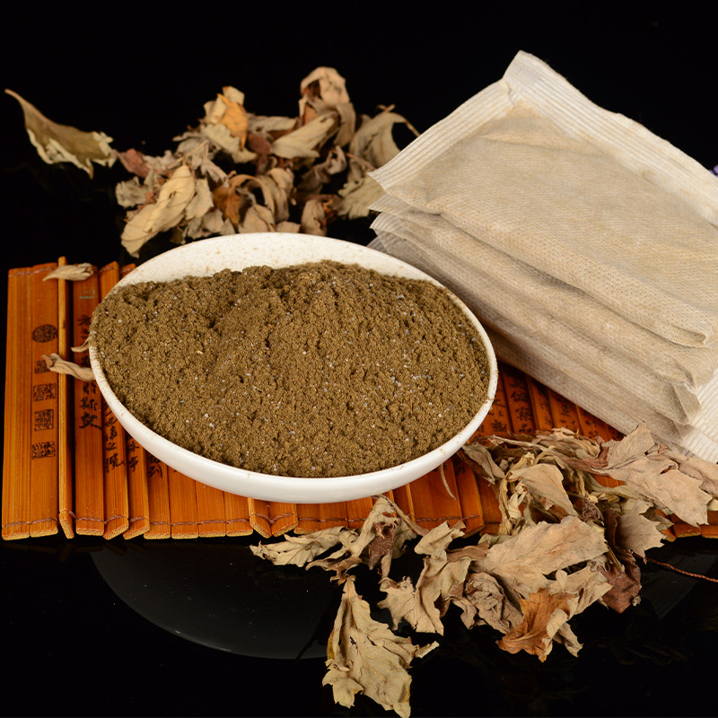 Mugwort Foot Soak Powder Ai Ye 30g Herbal Foot Bath Pack for Warm Relaxing Soaks - Image 2