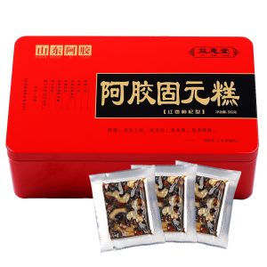 Ejiao Cake with Red Date & Goji Berry (Ejiao Gu Yuan Gao) — Ready-to-Eat Herbal Paste, 300g Gift Box