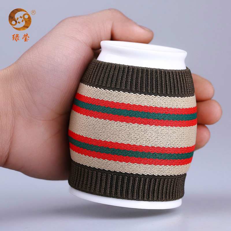 Ceramic Moxibustion Cup Gua Sha Tool Double Layer Warming Massage Device for Home Wellness - Image 3