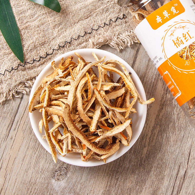 Aged Hua Ju Hong Slices (Citrus grandis 'Tomentosa') — Chenpi-Style Dried Citrus Peel for Tea - Image 2