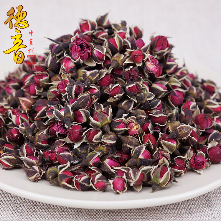 Golden Edge Rose Tea Jin Bian Mei Gui Dried Rose Buds Yunnan Herbal Tea 500g - Image 2