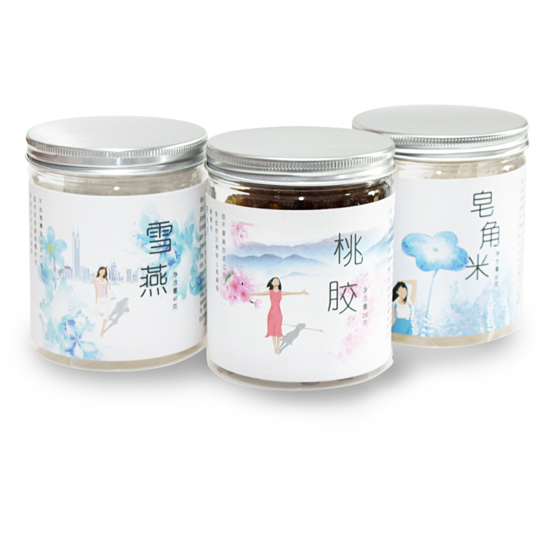 Peach Gum Snow Swallow and Soap Nut Rice Combo 370g Traditional Chinese Herbal Soup Pack - Image 5