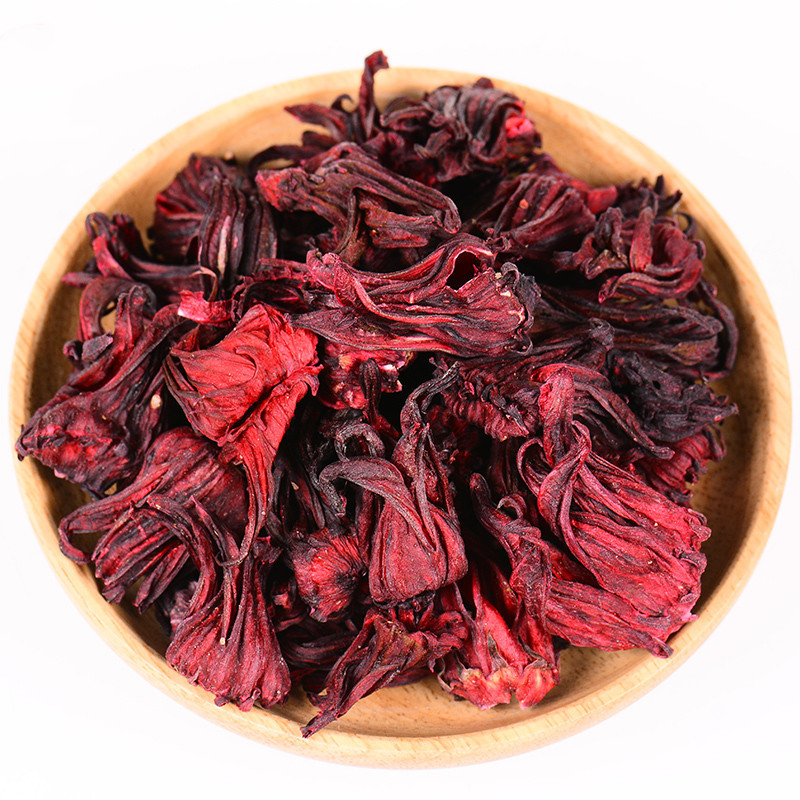 Roselle Hibiscus Dried Flowers (Hibiscus sabdariffa) — Luo Shen Hua Herbal Tea, 500g - Image 2