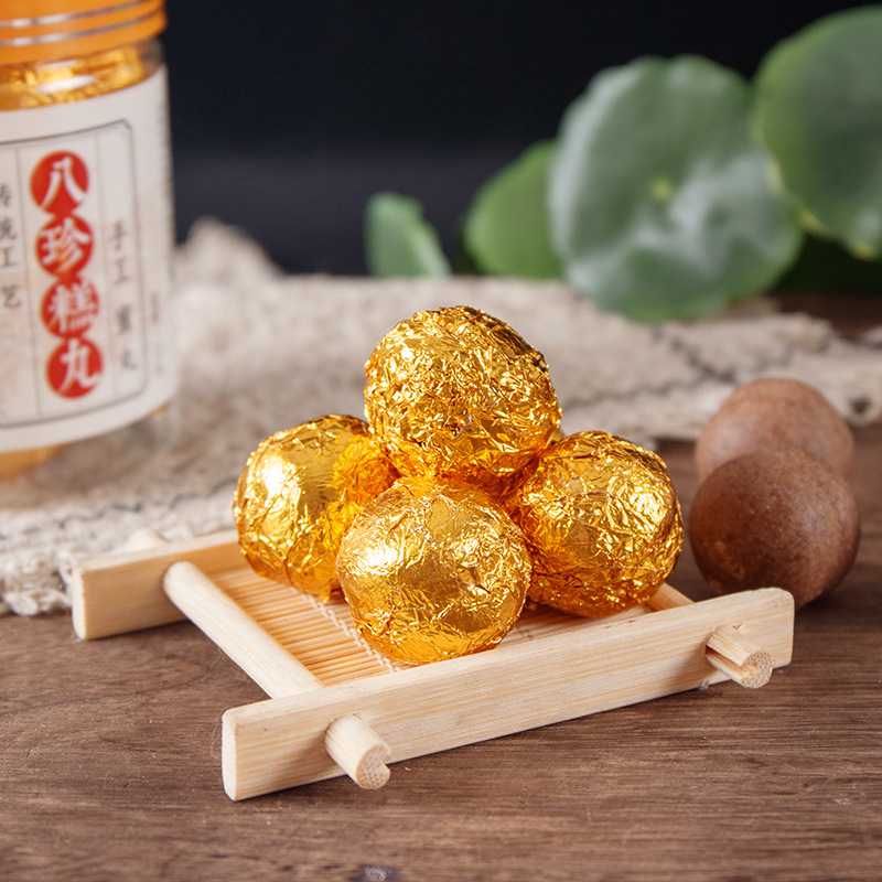 Eight Treasures Herbal Balls (Ba Zhen Gao Wan) — Traditional Grain & Herb Formula, 12 Balls - Image 3