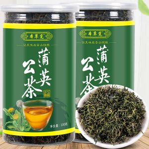 Dandelion Leaf Tea (Taraxacum mongolicum) — Changbai Mountain Dried Herbal Tea, 100g Jar
