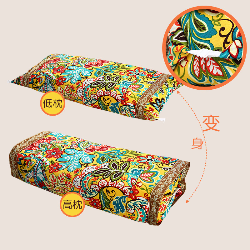 Ai Cao Mugwort Palace Pillow Neck Support Pillow Traditional Herbal Sleep Pillow for Home Use - Image 3