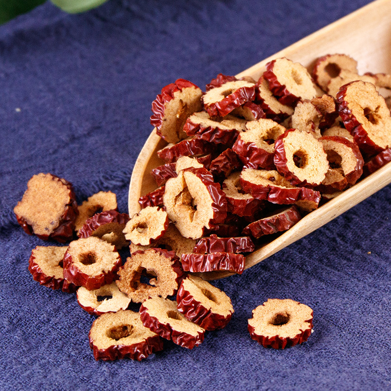 Red Jujube Slices (Ziziphus jujuba) — Xinjiang Dried Date Crisps for Tea & Snacking, 160g Jar - Image 4