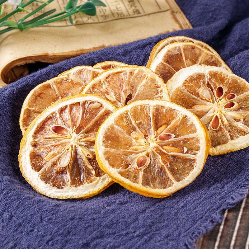 Dried Lemon Slices (Citrus limon) — Unsweetened Sichuan Lemon Tea, 100g Jar - Image 3