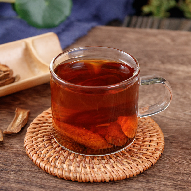 Burdock Root Tea (Arctium lappa) — Dried Burdock Root Slices, Roasted Herbal Tea in Can - Image 3