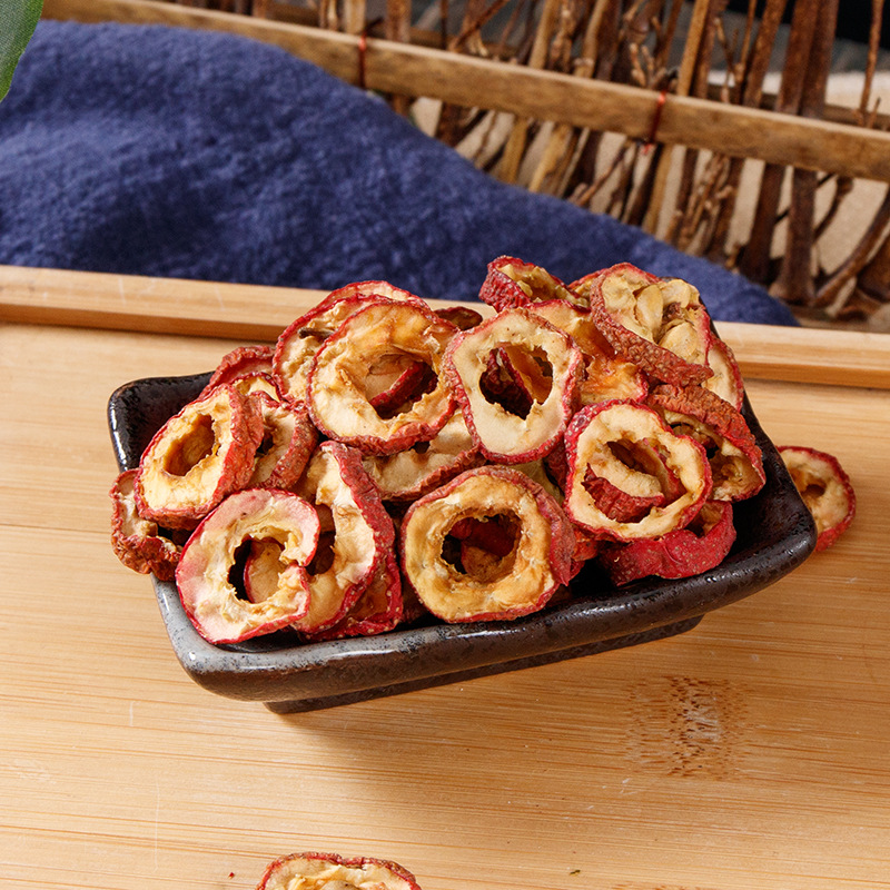 Hawthorn Berry Slices (Crataegus pinnatifida) — Dried Shan Zha for Tea & Soup, 180g Jar - Image 2