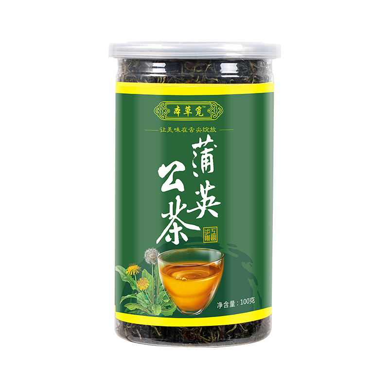 Dandelion Leaf Tea (Taraxacum mongolicum) — Changbai Mountain Dried Herbal Tea, 100g Jar - Image 5