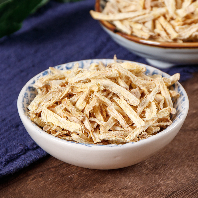 Ginger Shred Tea (Zingiber officinale) — Yunnan Small Yellow Ginger Dried Shreds, 150g Jar - Image 2