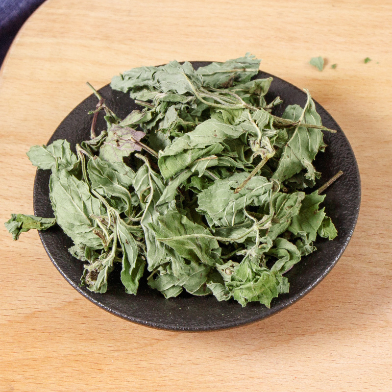 Mint Leaf Tea (Mentha haplocalyx) — Dried Bo He Leaves, 45g Jar, Fresh Aromatic Herbal Tea - Image 3