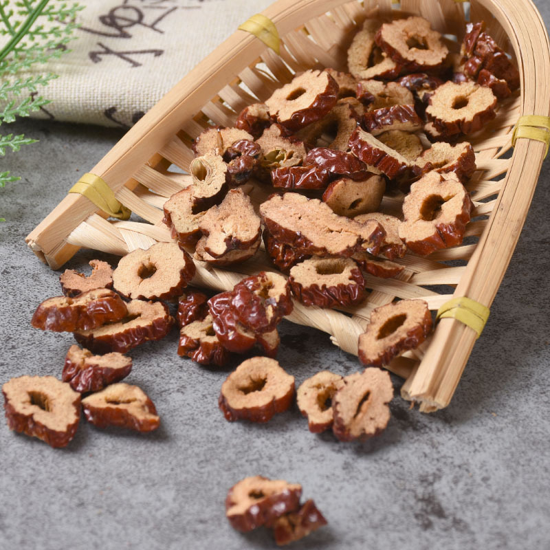 Seedless Red Jujube Slices (Ziziphus jujuba) — Dried Xinjiang Jujube Rings for Tea & Congee - Image 3