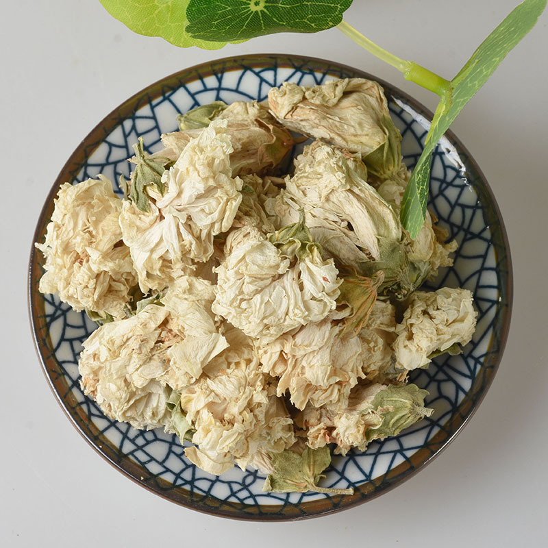 Mu Jin Hua (Hibiscus syriacus) — Dried White Hibiscus Flowers, Sulfur-Free, 500g - Image 3