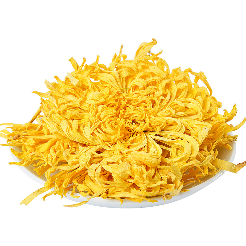 Golden Silk Chrysanthemum Tea Large Blooms Jin Si Huang Ju One Flower Per Cup Individually Bagged 500g - Image 5