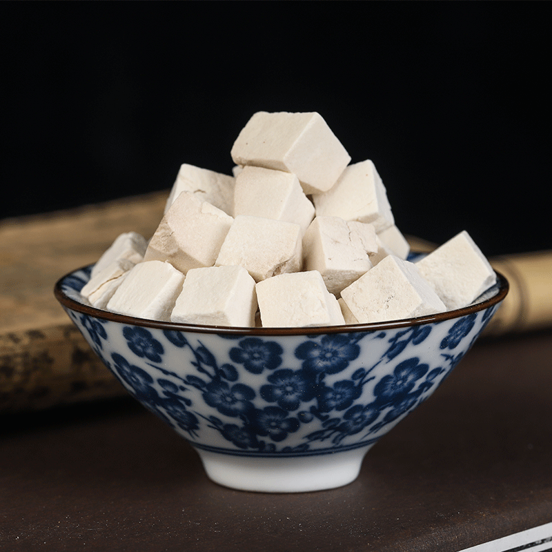 Fu Ling Blocks (Poria cocos) — Sulfur-Free Yuexi White Poria Diced Cubes, 500g - Image 2