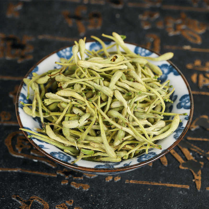 Jin Yin Hua Dried Honeysuckle Flower (Lonicera japonica) — 500g Loose Herbal Tea from Fengqiu, Henan - Image 2