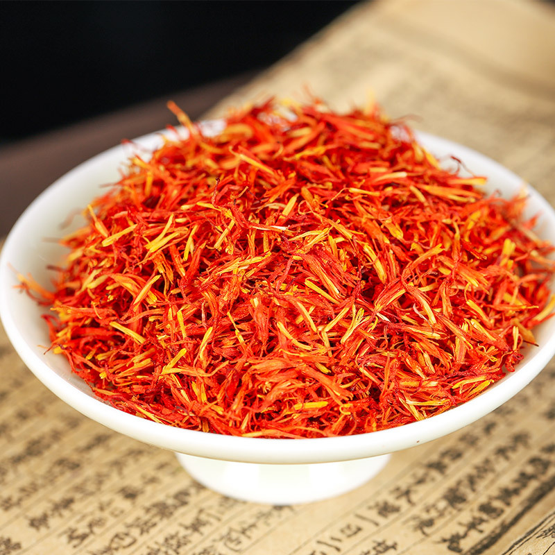 Xinjiang Safflower (Carthamus tinctorius) — Hand-Selected Dried Food Herb, 500g - Image 3