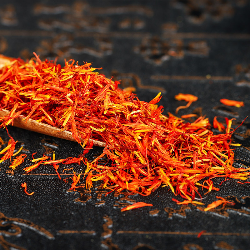 Xinjiang Safflower (Carthamus tinctorius) — Hand-Selected Dried Food Herb, 500g - Image 2