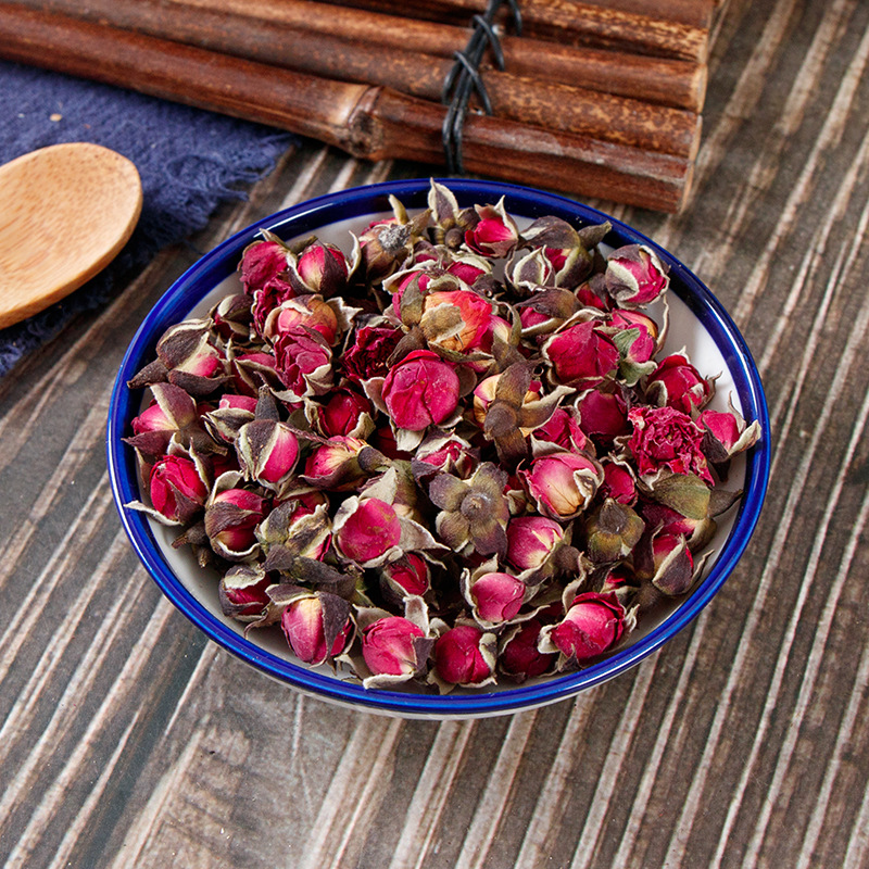 Yunnan Golden-Edge Rose Buds (Rosa rugosa) — Dried Rose Tea, 250g Bag - Image 4