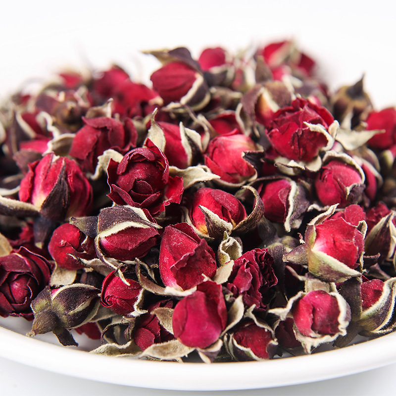 Golden Edge Rose Tea Yunnan Dried Rose Buds Jin Bian Mei Gui 500g Sulfur Free Herbal Tea - Image 2