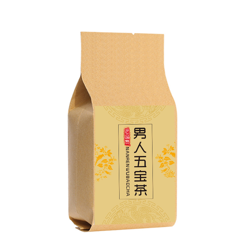 Wu Bao Tea Five Treasure Herbal Tea Bags with Ginseng Polygonatum Mulberry Goji Maca 30 Bags 150g - Image 5