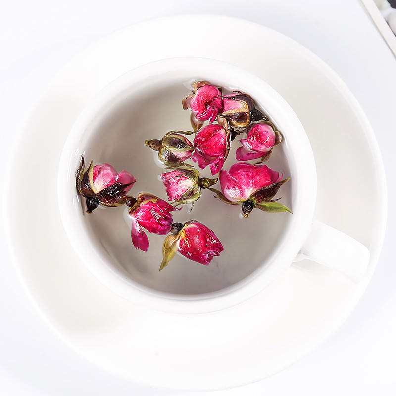 Golden Edge Rose Tea Yunnan Dried Rose Buds Jin Bian Mei Gui 500g Sulfur Free Herbal Tea - Image 3