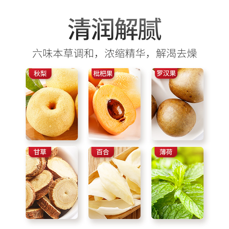 Autumn Pear Loquat Paste Ready to Eat Traditional Herbal Fruit Paste 250g Bottle - Image 2