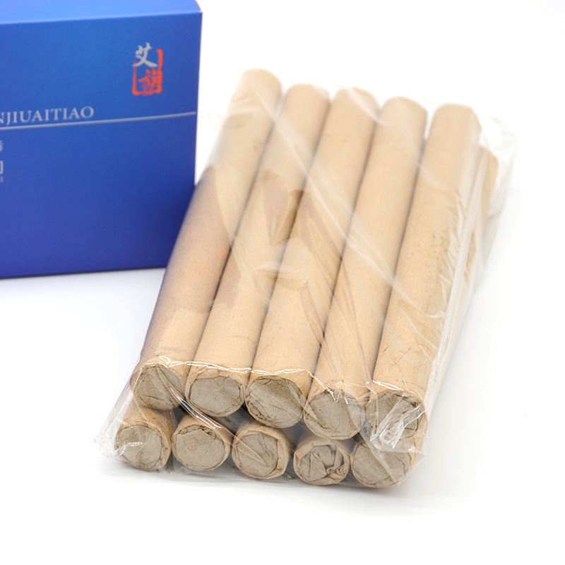 Moxa Sticks Ai Tiao 艾条 Pure Moxibustion Rolls 10 Sticks Aged Mugwort Ai Ye - Image 4