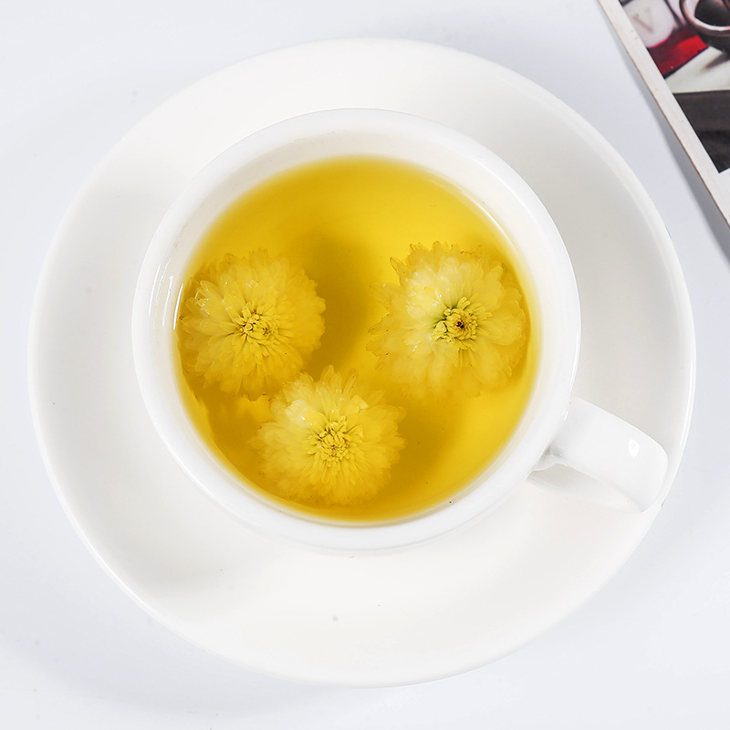 White Chrysanthemum Tea Huangshan Gong Ju Loose Dried Flowers 500g Herbal Floral Tea - Image 4