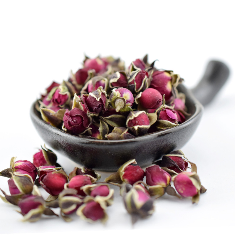 Golden Edge Rose Buds Jin Bian Mei Gui Dried Whole Flowers 500g Loose Herbal Tea - Image 5