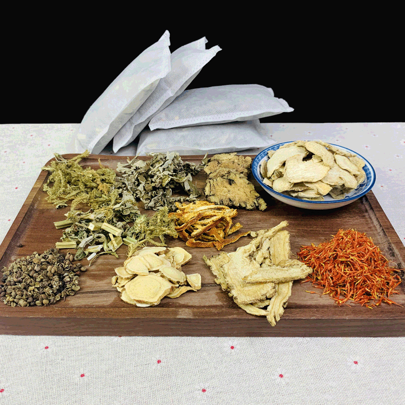 Mugwort Foot Soak Pack 900g Herbal Bath Powder with Safflower Dried Ginger and Motherwort for Warm Relaxing Soaks - Image 2