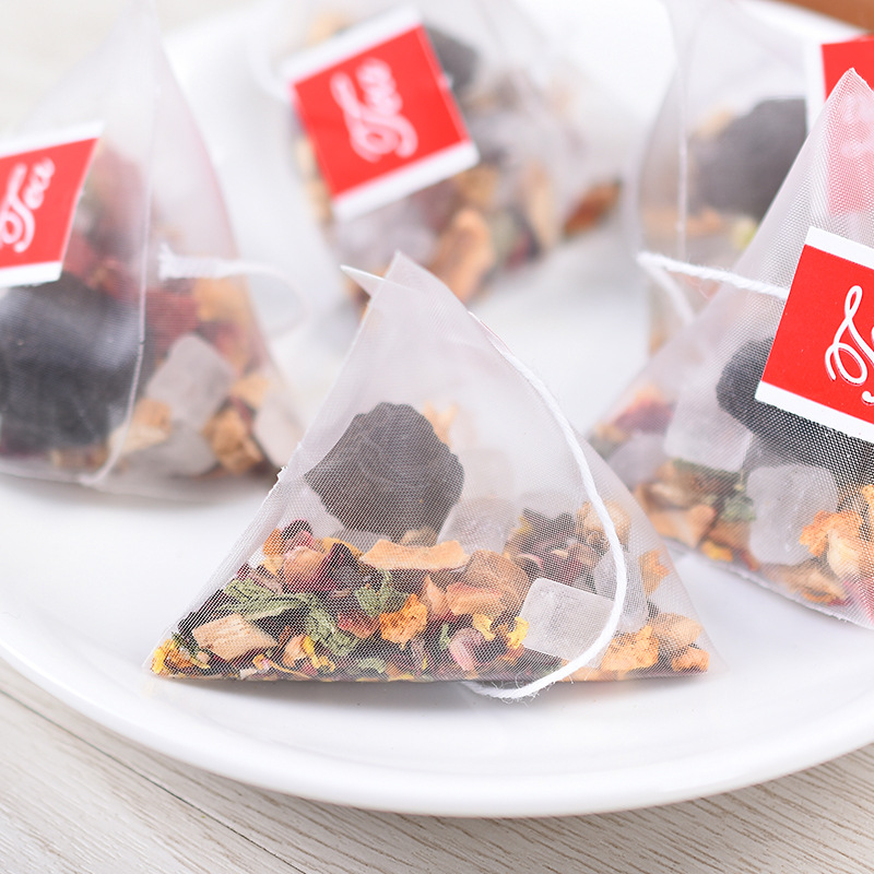 Old Beijing Suan Mei Tang Sour Plum Drink Tea Bags with Wumei Roselle Hawthorn Osmanthus 180g No-Brew Herbal Tea - Image 2