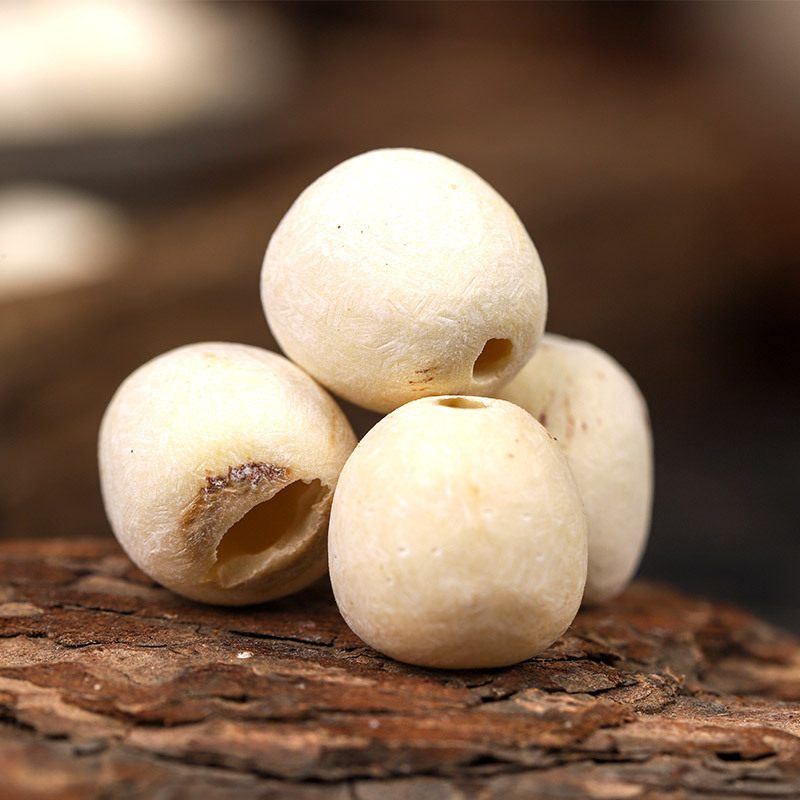 Lotus Seed (Nelumbo nucifera) — Peeled & Cored Dried White Lotus Seeds, 500g - Image 3